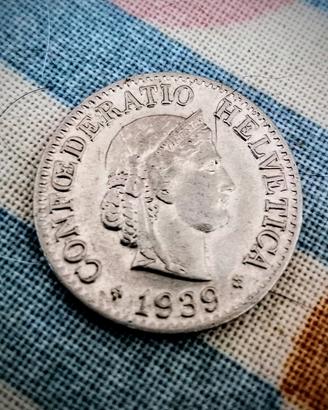Svizzera, 10 Centesimi, 1939