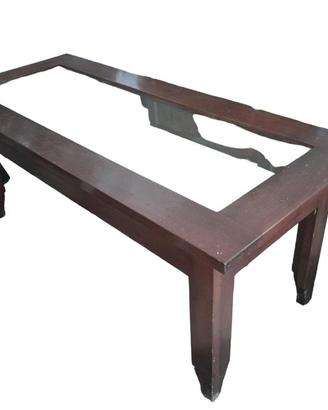 Tavolino Basso Da Salotto Con Vetro