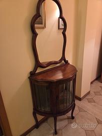 Vetrinetta bar con specchiera coordinata 