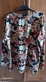 Maglioncino girocollo floreale tg XXL 