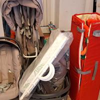 Trio inglesina + box chicco + materassino next2me.