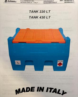 CISTERNA PER GASOLIO