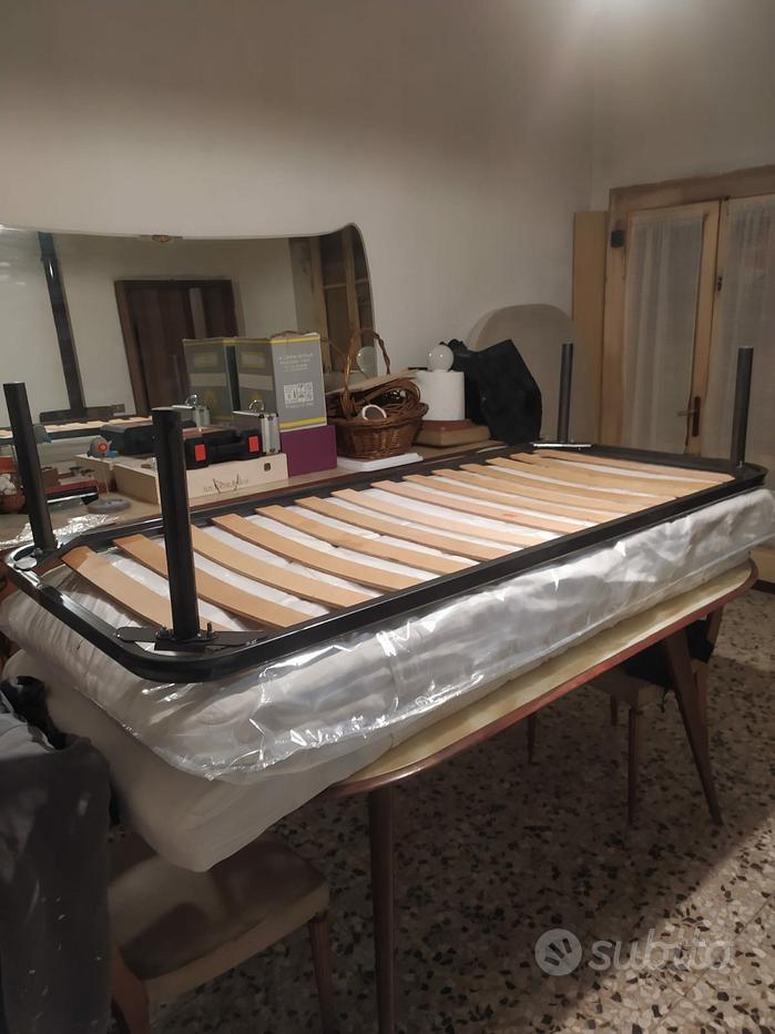 Letto singolo XL con rete e materasso memory - Arredamento e Casalinghi In  vendita a Monza e della Brianza