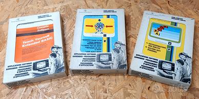 3x Texas Instruments 1982 Applications Software pc