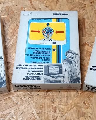 3x Texas Instruments 1982 Applications Software pc