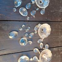 gocce e ricambi in vetro per lampadari