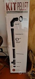 Kit per canna fumaria stufa a pellet diametro 80