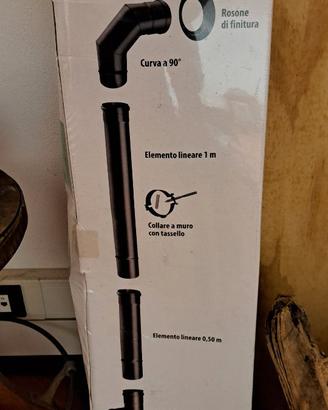 Kit canna fumaria stufa a pellet Ø 80 IMBALLATO