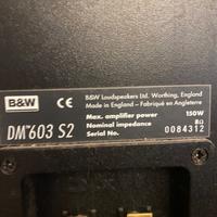 Casse studio B&W dm 603 s2