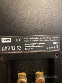 Casse studio B&W dm 603 s2