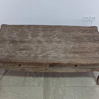 Tavolo basso etnico indiano in legno massello