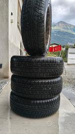 4 cerchi in lega Toyota originali + gomme inver