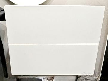 Comodino Sospeso En-casa bianco salvaspazio