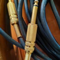 2 cavi per strumenti musicali 15 mt basso rumore