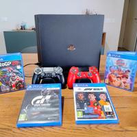 PlayStation 4 Pro +  3 Controller + Base + Giochi