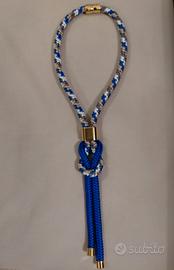 Collana in corda intrecciata