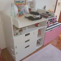 fasciatoio con cassetti.