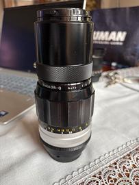 Obbiettivo Nikkor-Q auto 1:4 f=200 mm