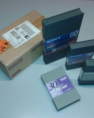 Videocassette Betacam SP nuove.