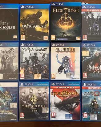 18 Videogiochi PS4 e PS5 NON SPEDISCO