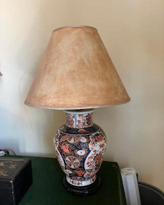 Lampada su vaso cinese del XX secolo