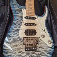 schecter banshee extreme light blue