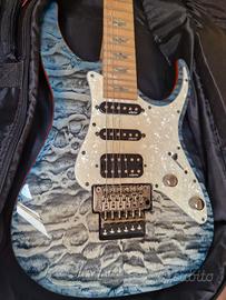 schecter banshee extreme light blue
