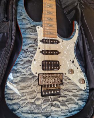 schecter banshee extreme light blue