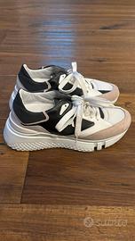 Sneakers ED PARRISH colore nero, bianco, rosa nude