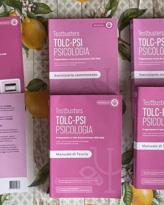 Testbuster kit TOLC-PSI psicologia
