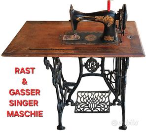 Macchina da cucire d'epoca Rast & Gasser 800/900