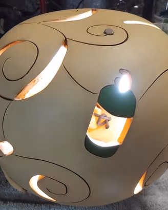lampada a sfera 