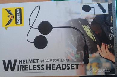 Vivavoce bluetooth moto  mod. V8 per casco