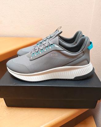 BOSS Ttnm Evo Sneakers Uomo 46 EU Grigio, Nuove