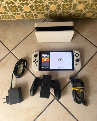 Console Nintendo switch Oled bianca completa
