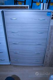 Settimino in Legno Chiaro 6 Cassetti – 24852