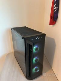 Computer assemblato + Tastiera Corsair + Webcam