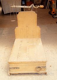 Antica bassacuna bascula in legno