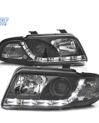 FARI PER AUDI A4 B5 94-99 LUCE DIURNA A LED FONDO 