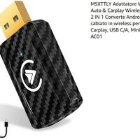 Dongle AndroidAuto Wireless, da cablato a wireless