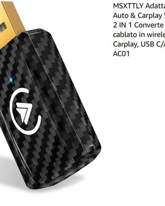 Dongle AndroidAuto Wireless, da cablato a wireless