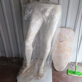 Manichino solo gambe uomo senza pedana