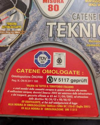 Catene da neve