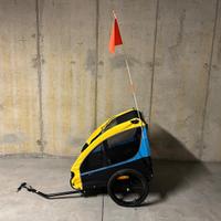 Carretto da bici per cani