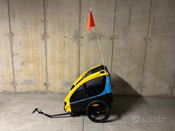 Carretto da bici per cani