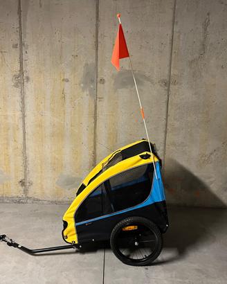 Carretto da bici per cani