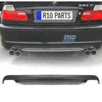 DIFFUSORE BMW E46 LOOK M M3 USCITE DOPPIE