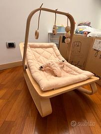 Sdraietta in legno Levo Baby Rocker