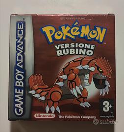 Pokémon Versione Rubino GBA - Completo ITA