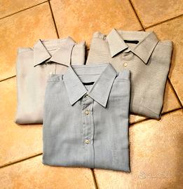 Set 3 Camicie Uomo Classiche Cotone